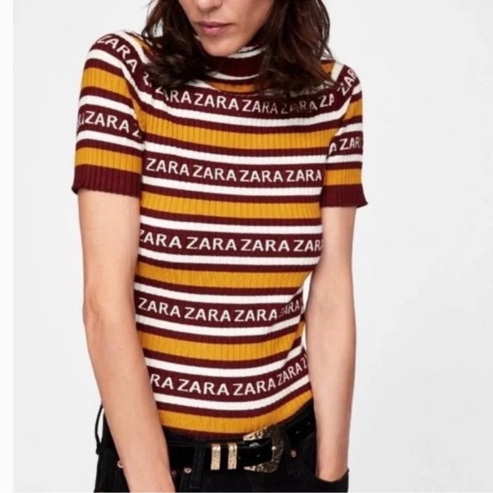 Zara Ribbed Turtleneck - Large
